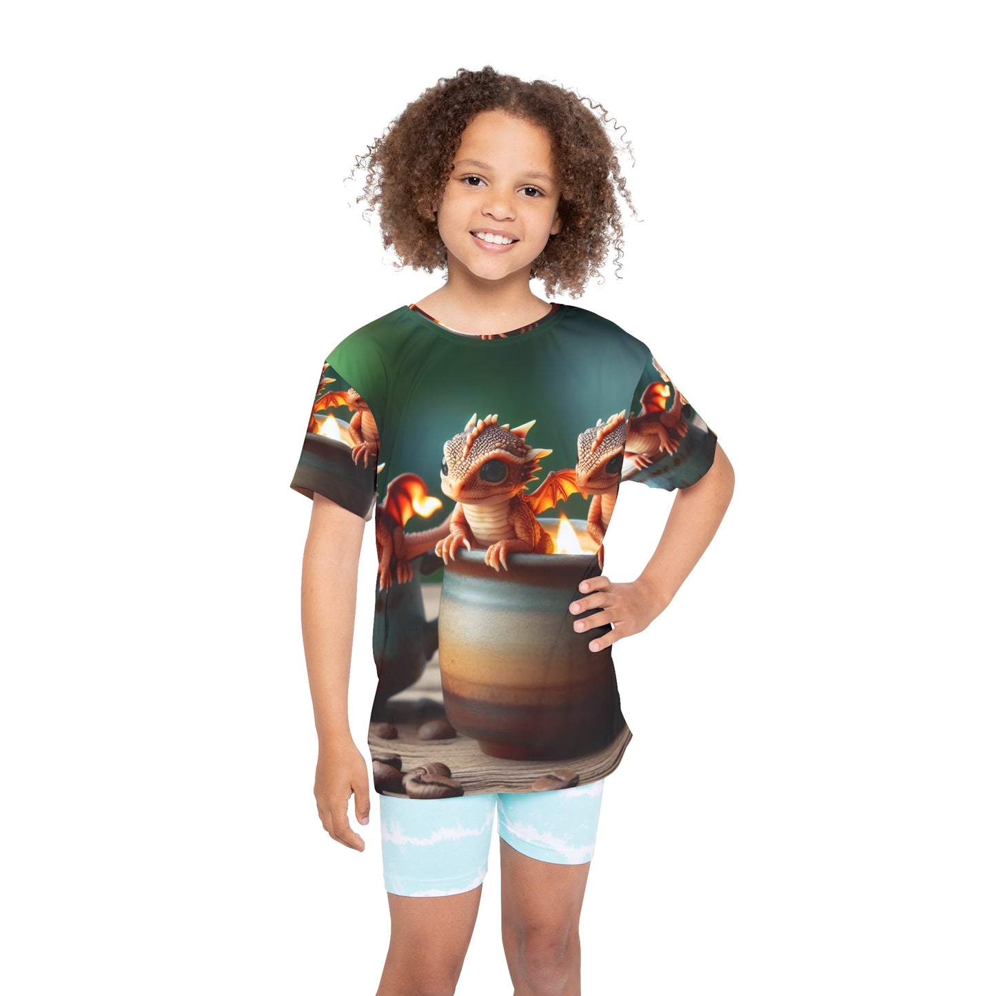 سپورٹس جرسی | بچے | پیارا فینٹسی آرٹ | بیبی ڈریگن