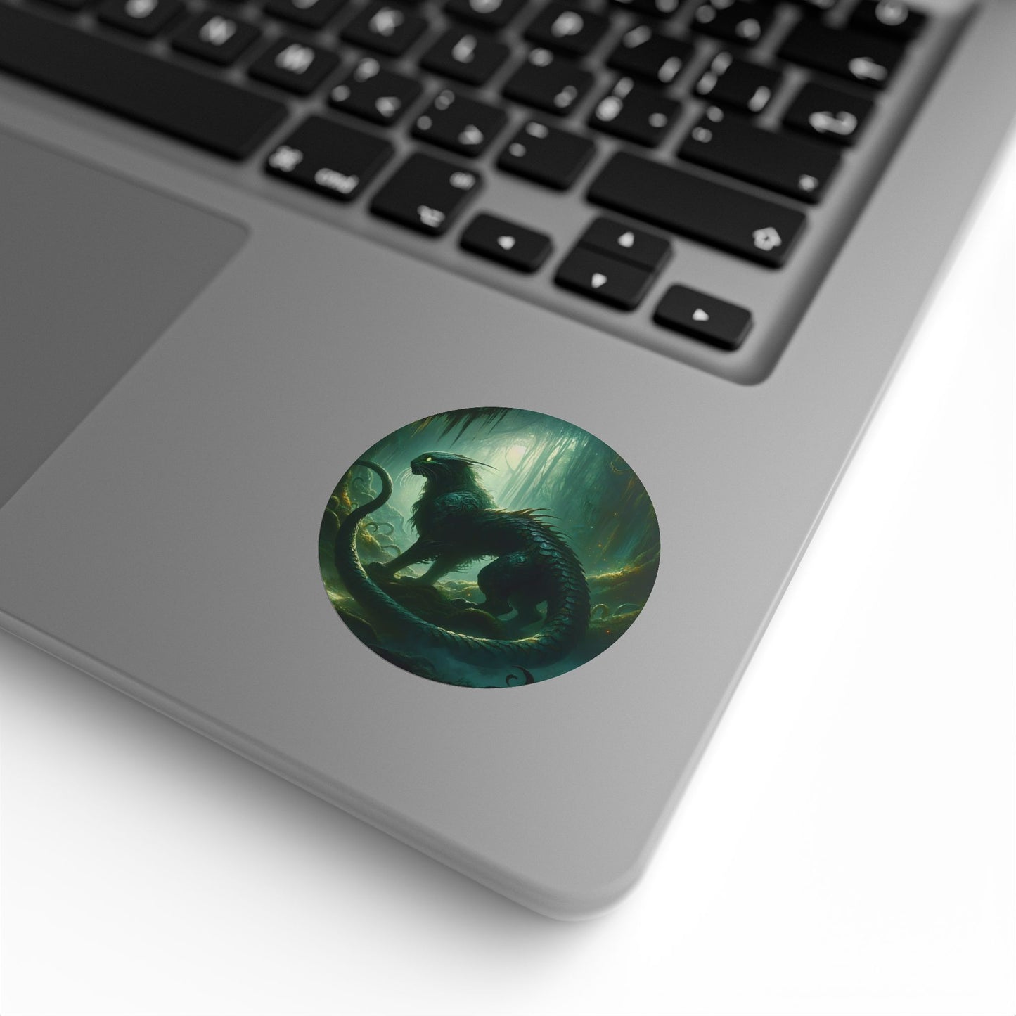 Stickerlabelrol | Rond | Donkere Fantasie | Chimera | Bewaker