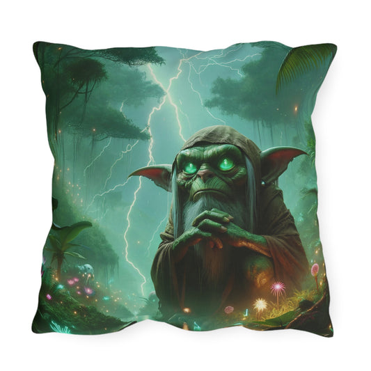 Pillow | Outdoor Pillow | Shamanic Fantasy | Boggart | Goblin