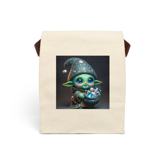 Lunchtas | Canvas | Met riem | Kosmische Folklore | Goblin Figurine