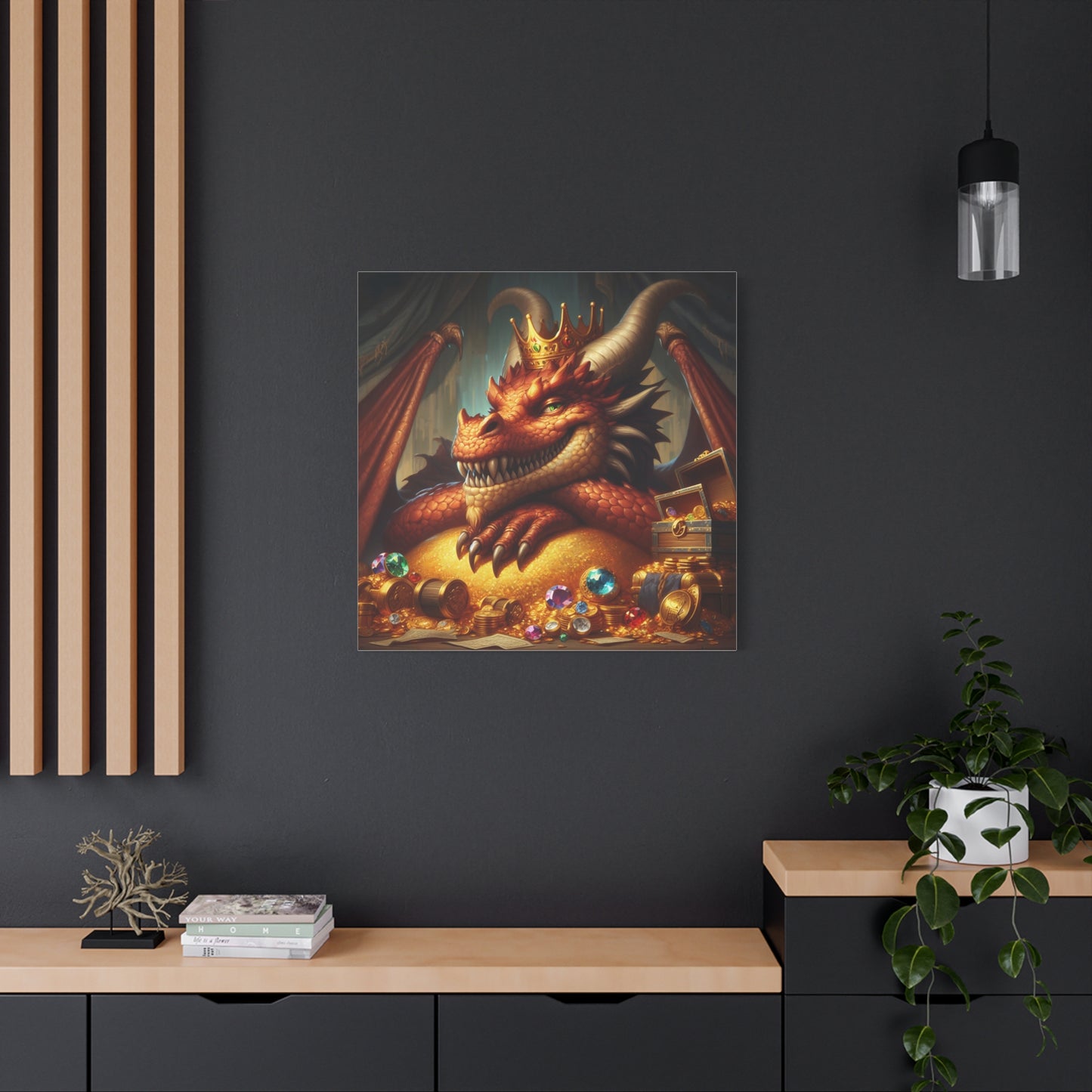 Płótno | Matowy | Nordycka Mitologia | Fafnir | Smok