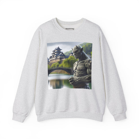 Sweatshirt | Unisex | Crewneck | Heavy Blend | Dark Fantasy | Yokai Lore | Oni