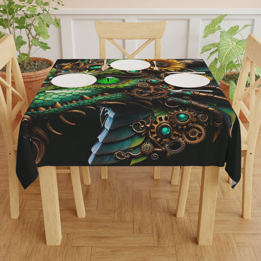Tablecloth | Steampunk Fantasy | Dragon Head