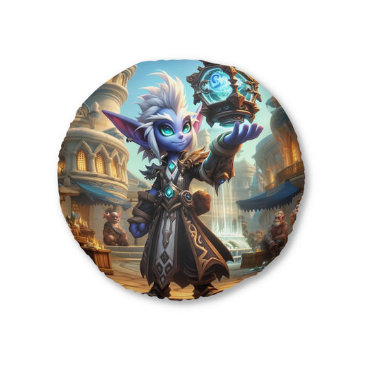 تکیہ | فرش کا تکیہ | ٹفٹڈ | گول | وقت کا جادو | گنوم کروناٹرجی | جادوگر