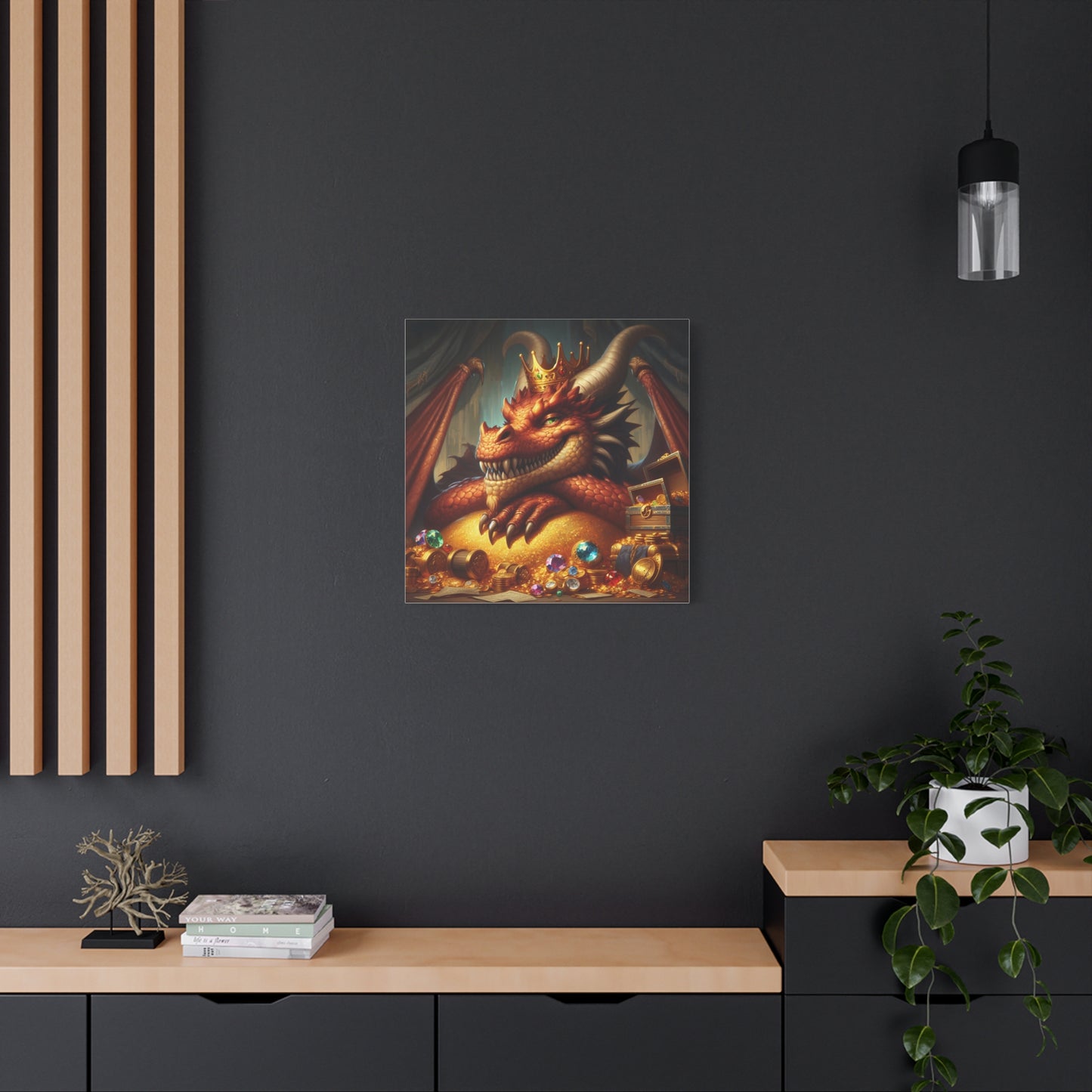 Płótno | Matowy | Nordycka Mitologia | Fafnir | Smok