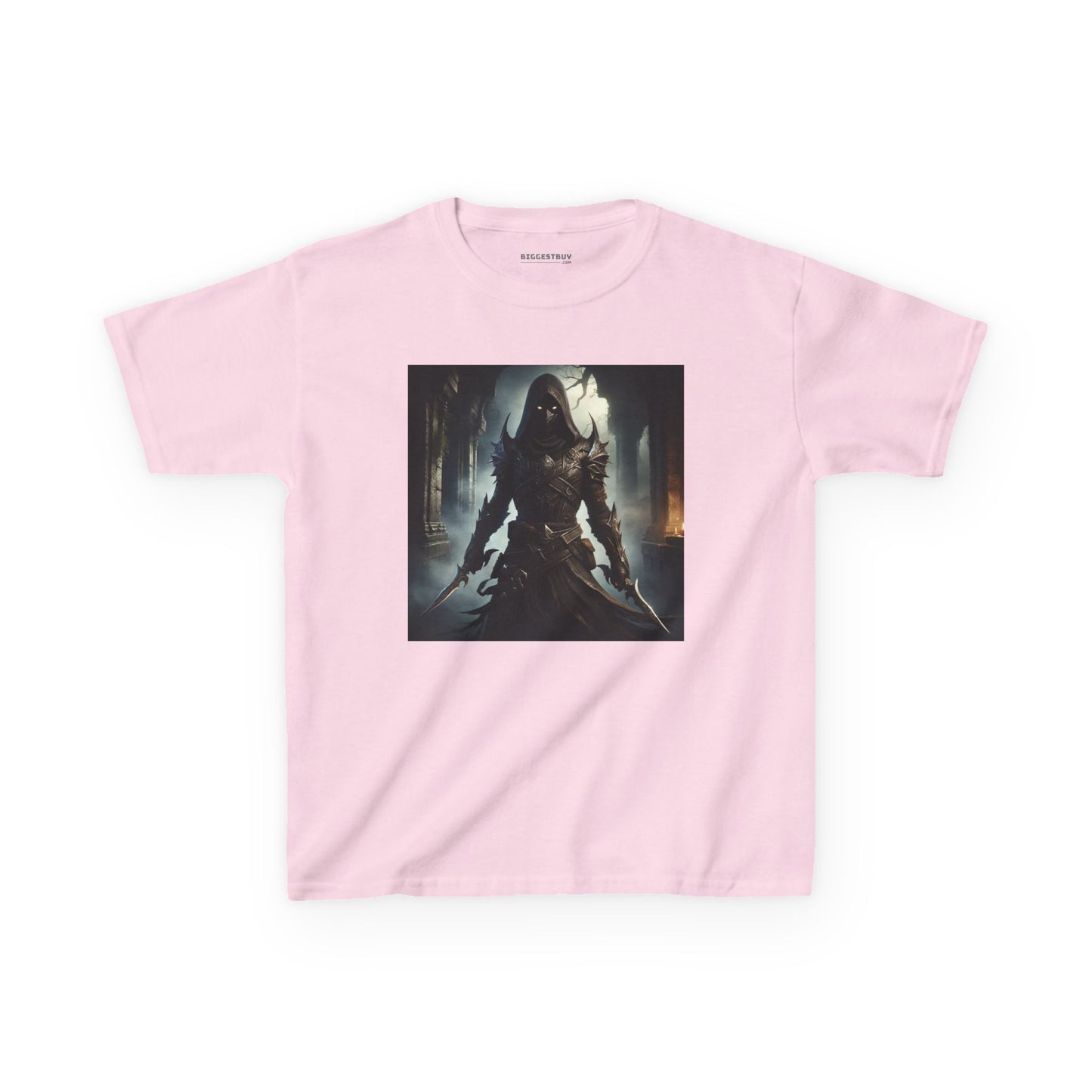 เสื้อยืด | เสื้อยืดเด็ก | ผ้าฝ้ายเนื้อหนา | จอมนักฆ่าเงามืด | นักล่าวิญญาณ