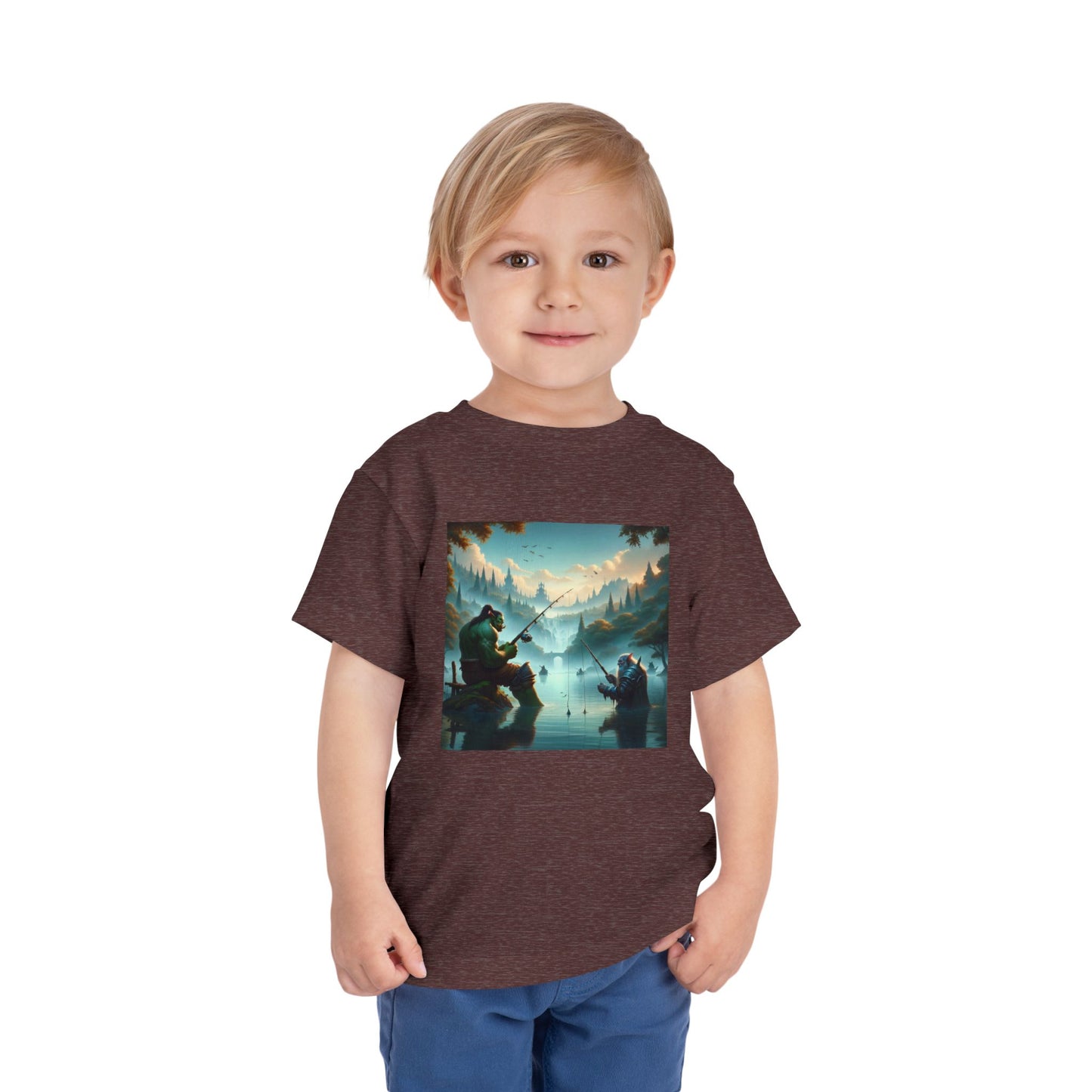 T-shirt | Peuter T-shirt | Korte mouw | Heldensage | Interraciale Vriendschap