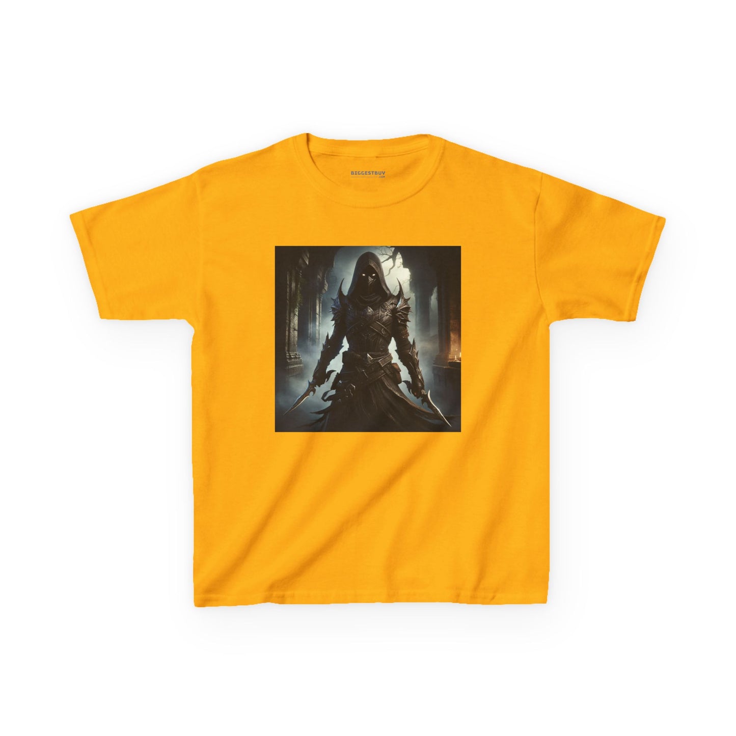 เสื้อยืด | เสื้อยืดเด็ก | ผ้าฝ้ายเนื้อหนา | จอมนักฆ่าเงามืด | นักล่าวิญญาณ