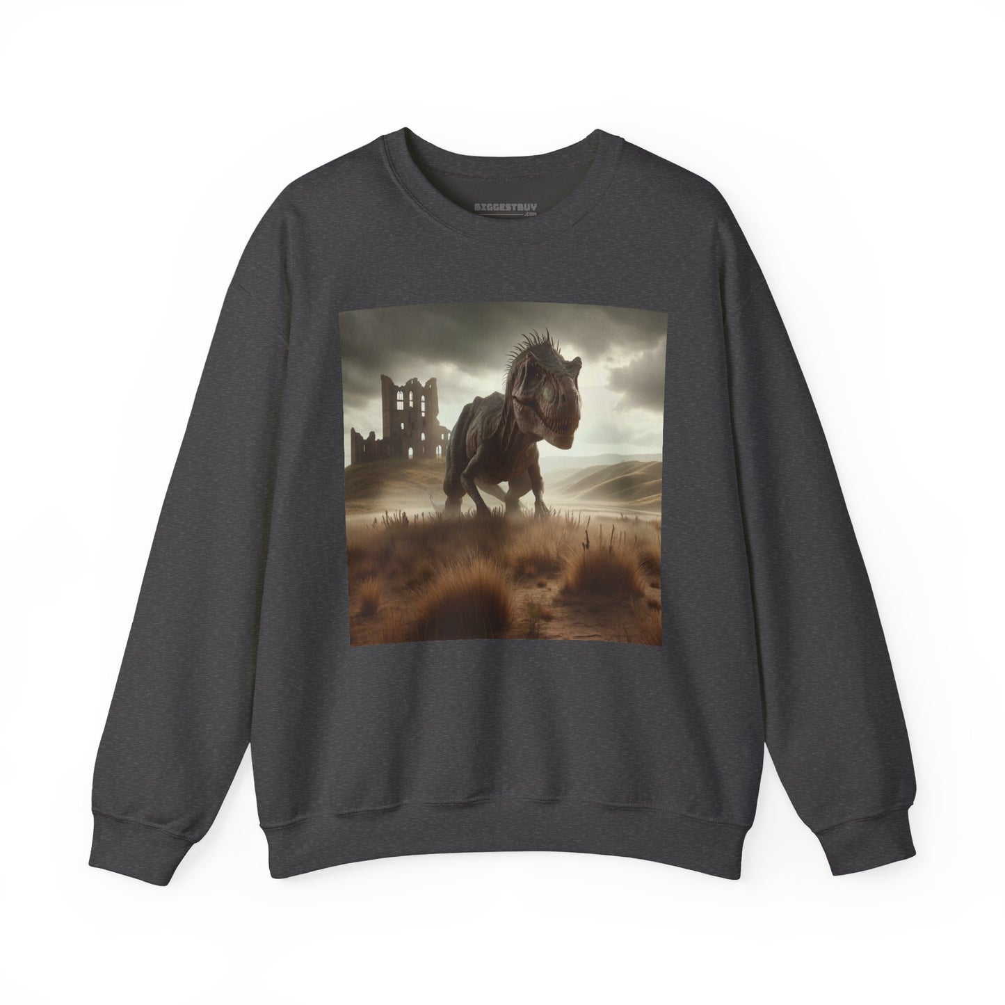 Felpa | Unisex | Girocollo | Misto pesante | Paleofinzione | Dinosauri Preistorici | T-Rex