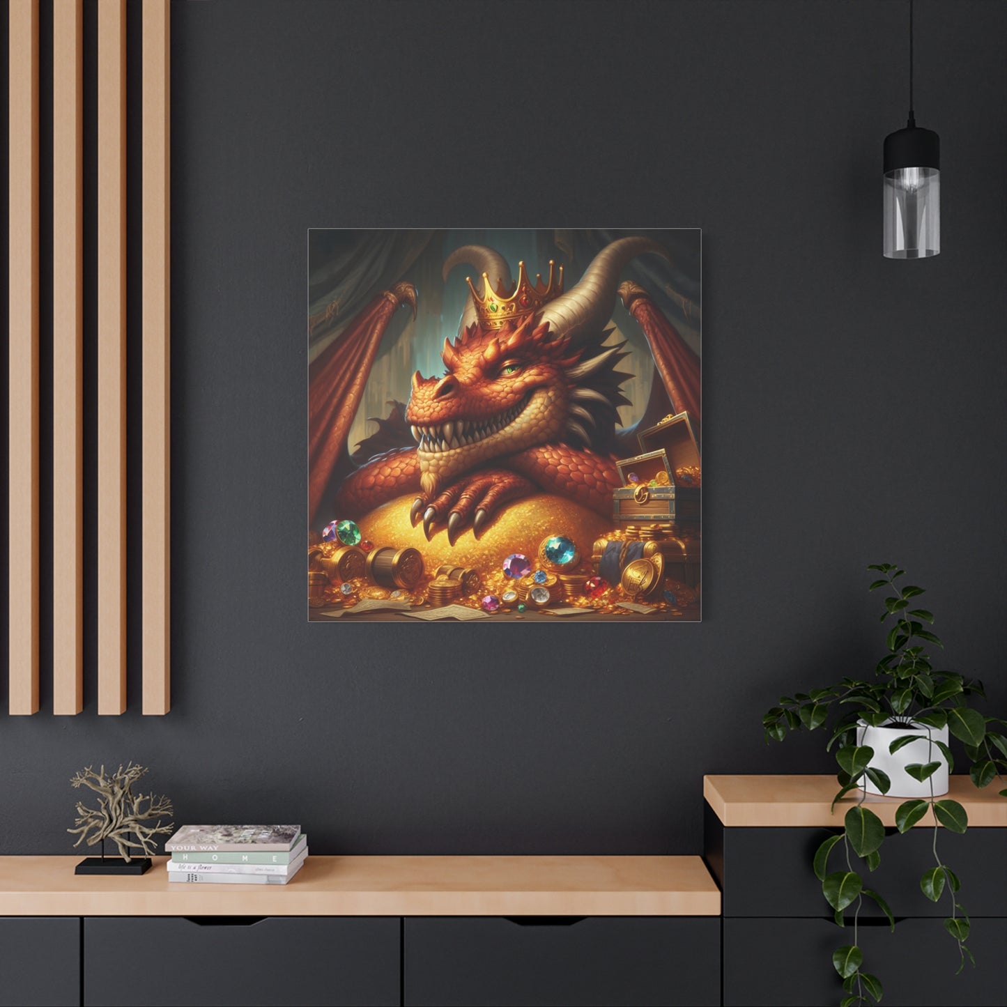 Płótno | Matowy | Nordycka Mitologia | Fafnir | Smok