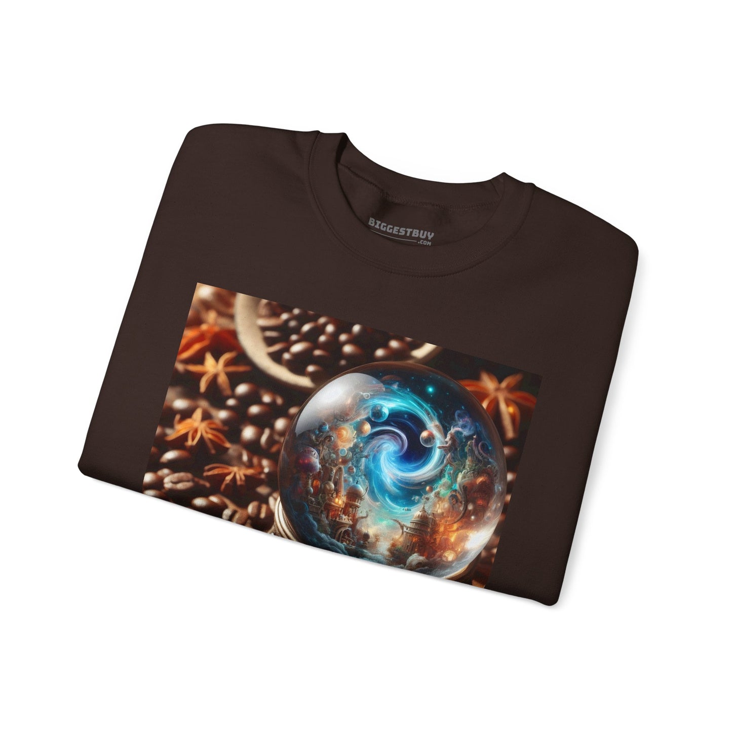 Felpa | Unisex | Girocollo | Misto pesante | Cosmologia Nordica | Globo Magico