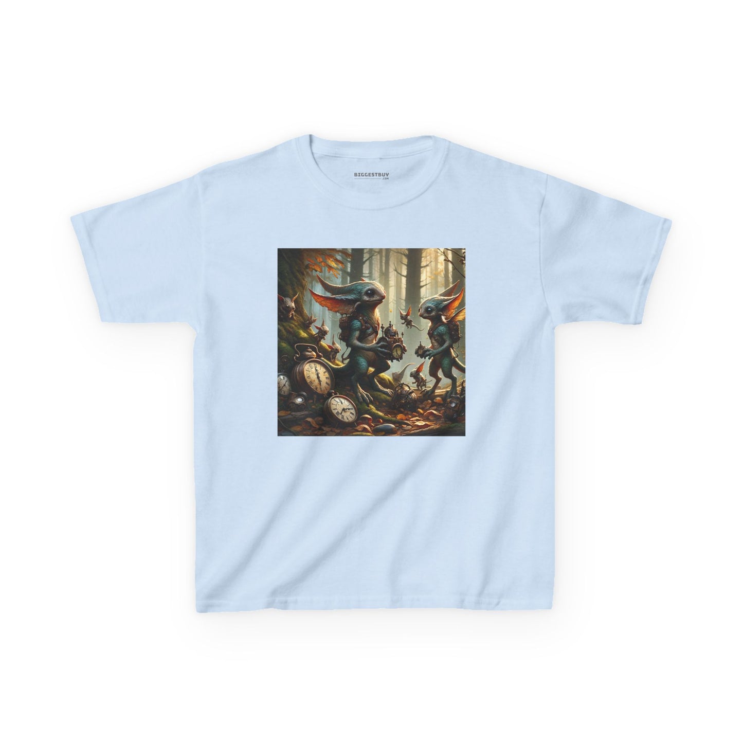 T-Shirt | Koszulka dziecięca | Ciężka bawełna | Steampunk Fantasy | Leśne Pooka
