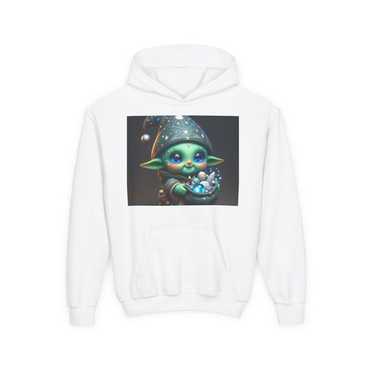Sweatshirt | Genç | Kapüşonlu | Kalın Karışım | Kozmik Fantezi | Goblin Sihirbazı