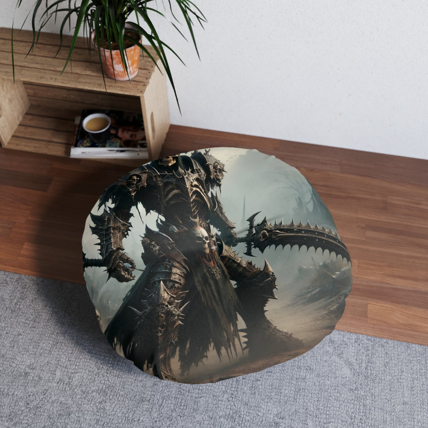 وسادة | وسادة أرضية | معنقدة | دائرية | فانتازيا مظلمة | فارس الموت | محارب