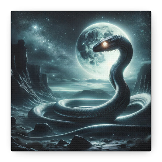Canvas | Mat | Noorse Mythologie | Jörmungandr | Zeeslang
