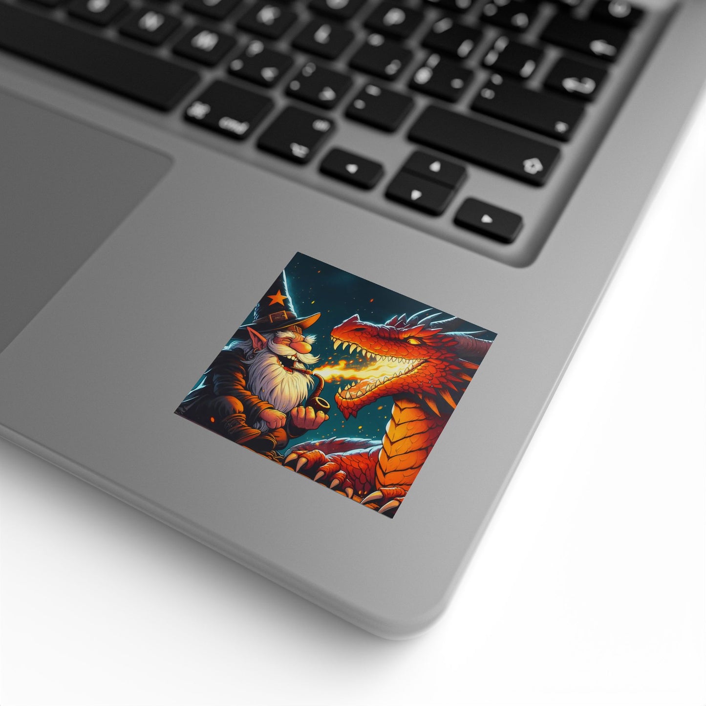 스티커 라벨 롤 | 사각형 | 판타지 대결 | 마법사와 용