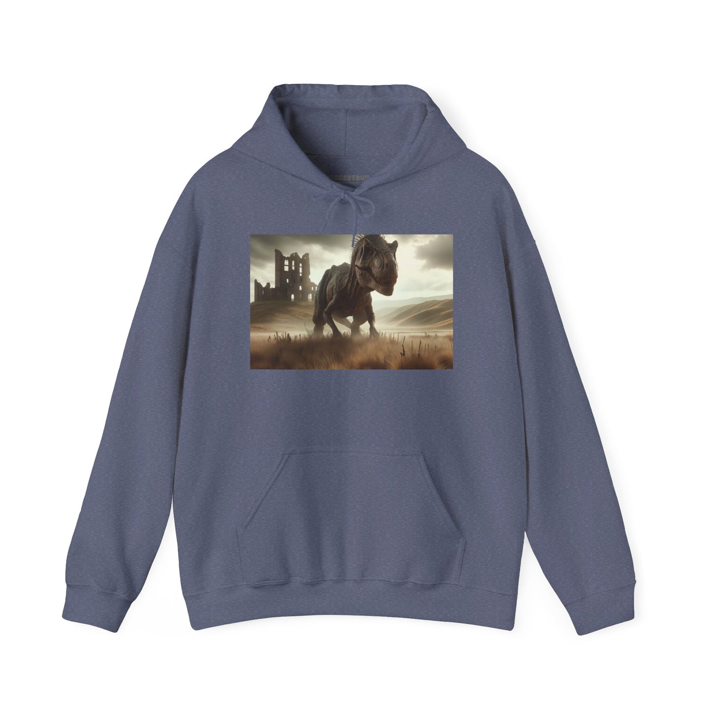 Felpa con cappuccio | Unisex | Felpa con cappuccio | Misto pesante | Paleofinzione | Dinosauri Preistorici | T-Rex