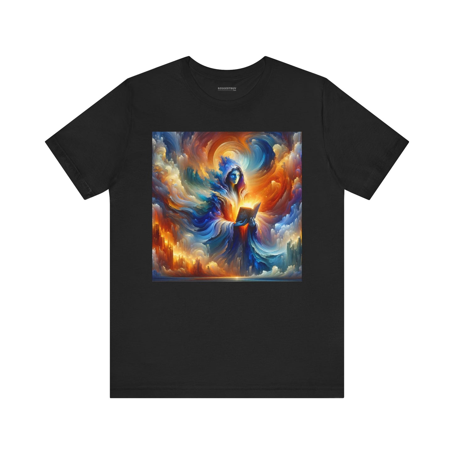 Tシャツ | ユニセックス | ジャージーTシャツ | 半袖 | 魔術幻想 | 宇宙エネルギー | 魔道士
