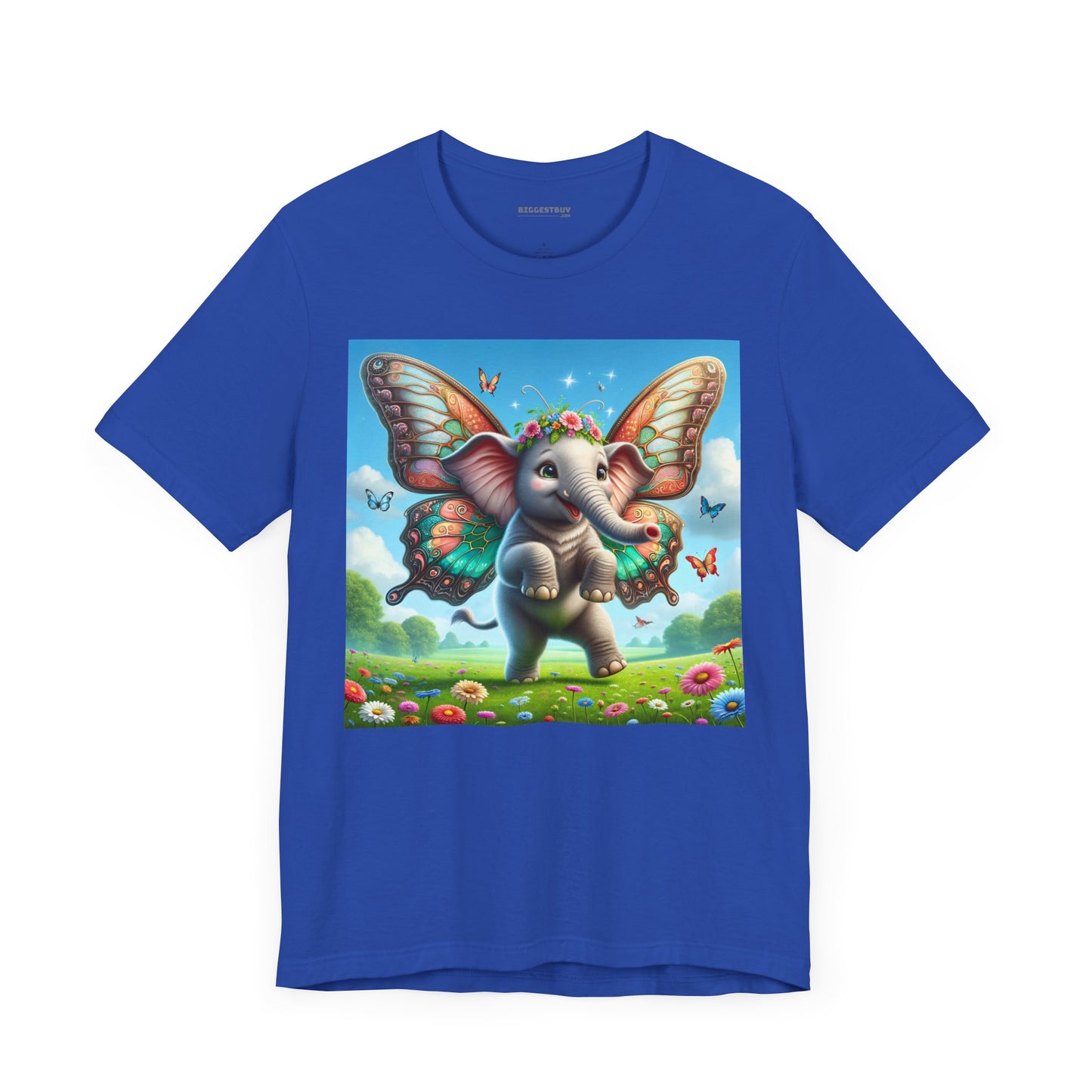T-shirt | Unisex | Maglietta in jersey | Manica corta | Mitologia Fantastica | Airavata | Elefantino