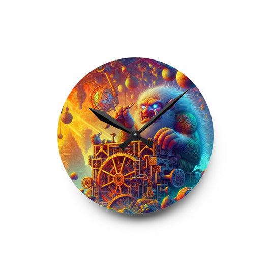 Reloj de pared | Acrílico | Redondo o cuadrado | Mitología Nórdica | Gigante Artificiero
