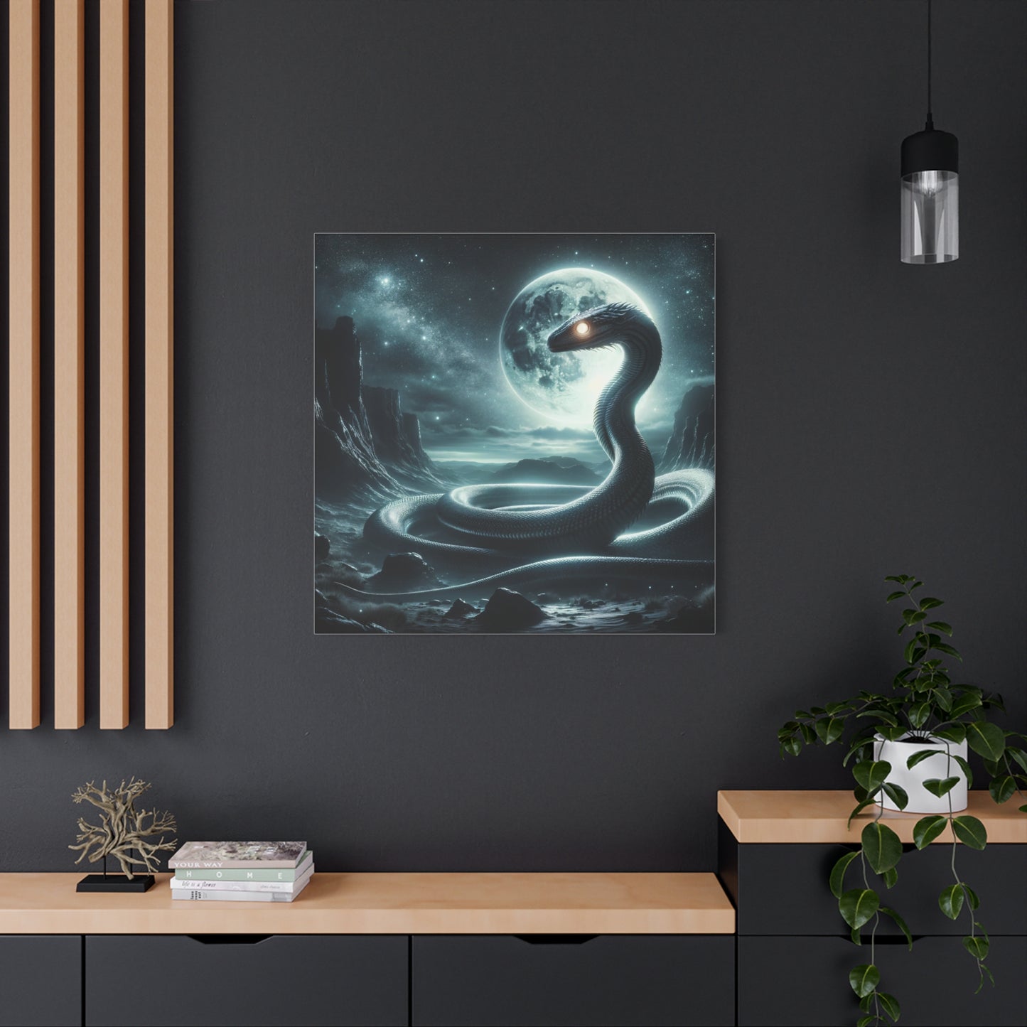 Kanvas | Matte | Mitologi Nordik | Jörmungandr | Ular