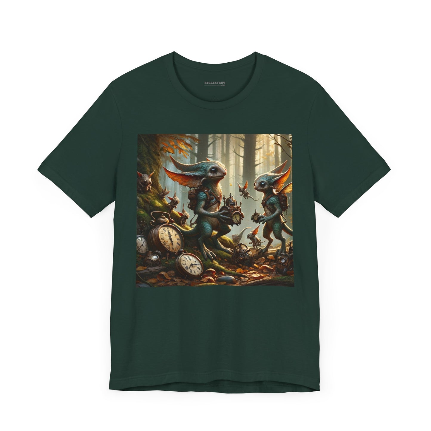 T-shirt | Unisex | Maglietta in jersey | Manica corta | Mitologia Celtica | Pooka | Foresta