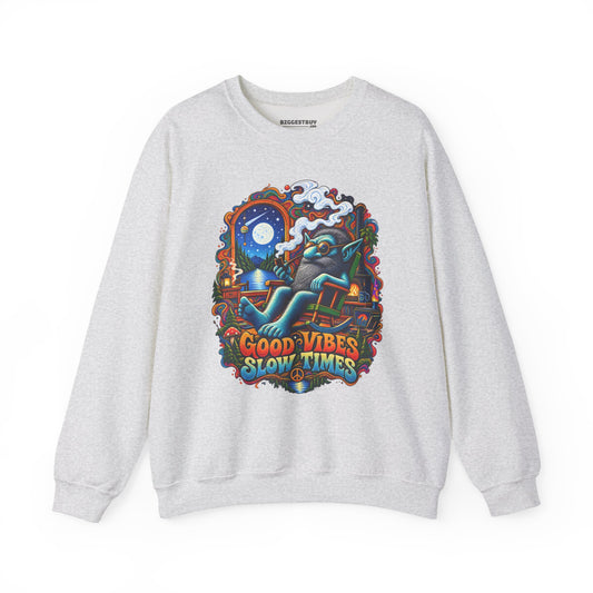 Slow Vibes - Crewneck Sweatshirt