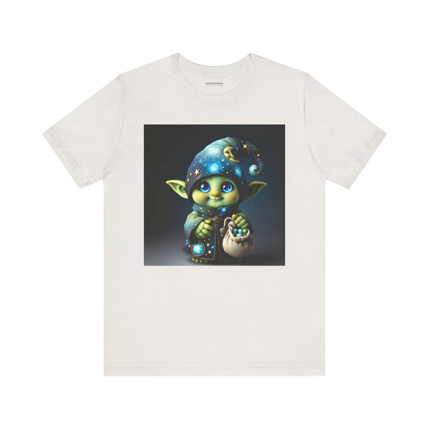 T-skjorte | Unisex | Jersey-T-skjorte | Kort erme | Fantasi | Skogsalv | Trollmann