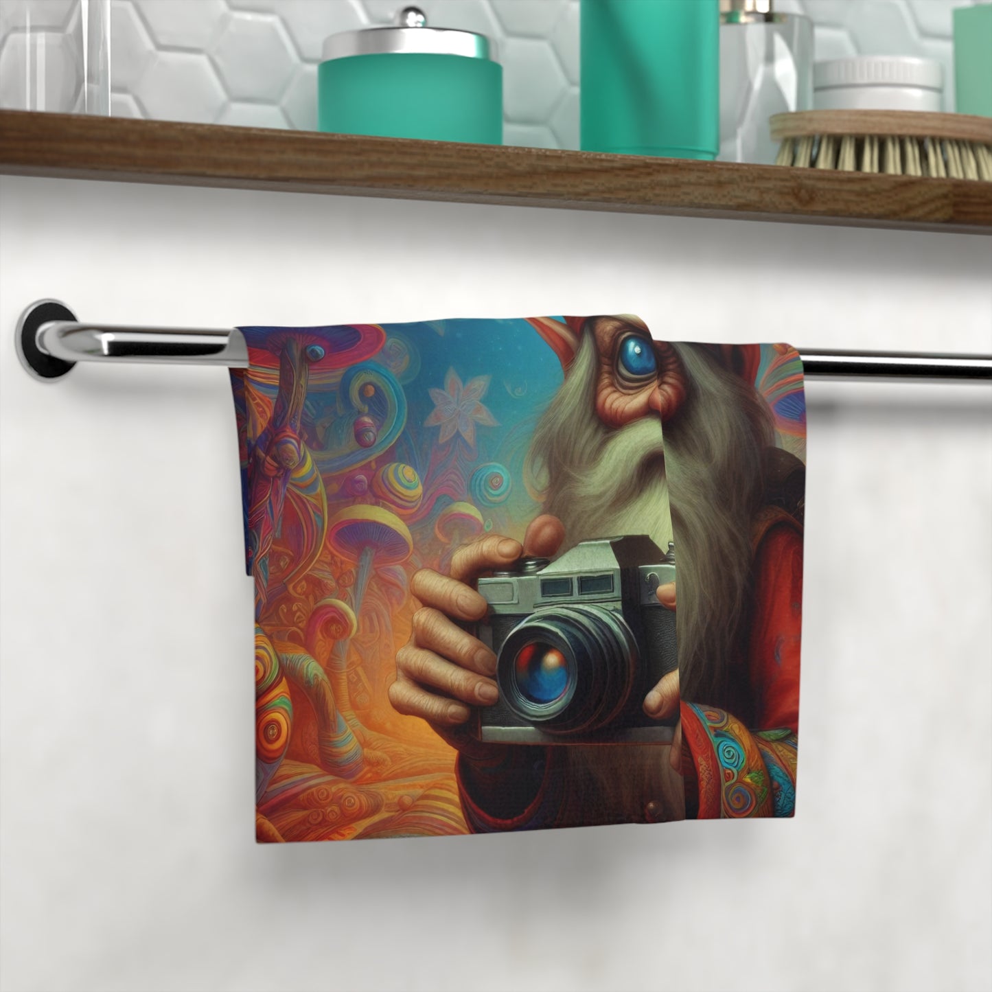 Handdoek | Washandje | Fantasy | Sprookjeskunst | Domovoi