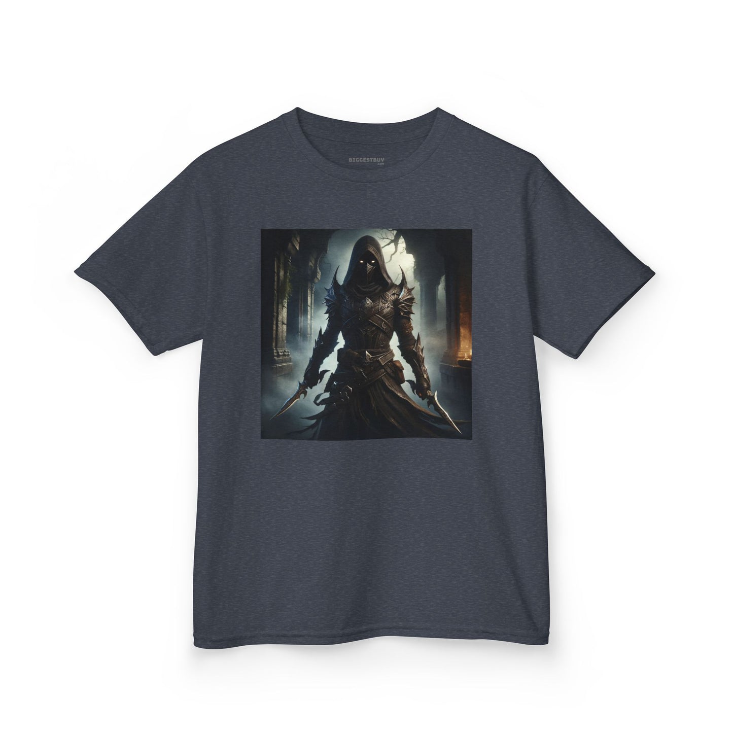 เสื้อยืด | เสื้อยืดเด็ก | ผ้าฝ้ายเนื้อหนา | จอมนักฆ่าเงามืด | นักล่าวิญญาณ