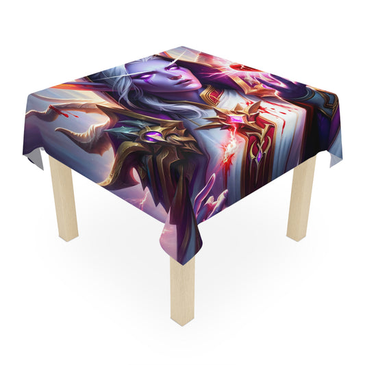 میز پوش | خیالی فن | جادوئی الف وارڈن | ارغوانی دل