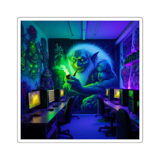 Adesivo | Quadrado | Folclore Nórdico | Boggart | Mural UV