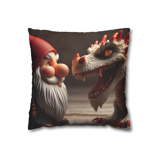 تکیہ پوش | مربع | پالئیےسٹر کینوس | فولک فینٹسی | مشرقی اساطیر | قزم اور اژدہا