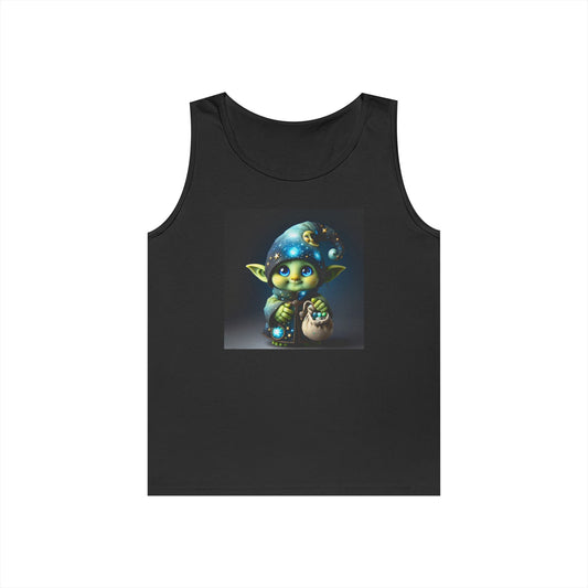 Tank Top | Unisex | Heavy Cotton | Fantasy | Celestial Magic | Goblin