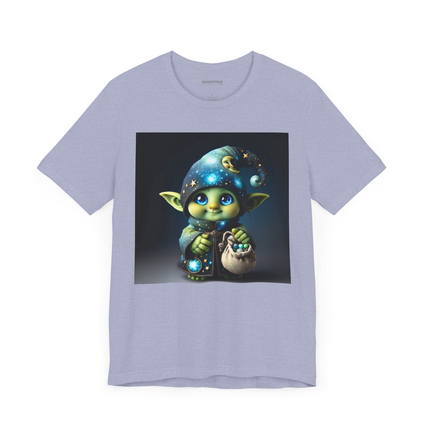 T-skjorte | Unisex | Jersey-T-skjorte | Kort erme | Fantasi | Skogsalv | Trollmann