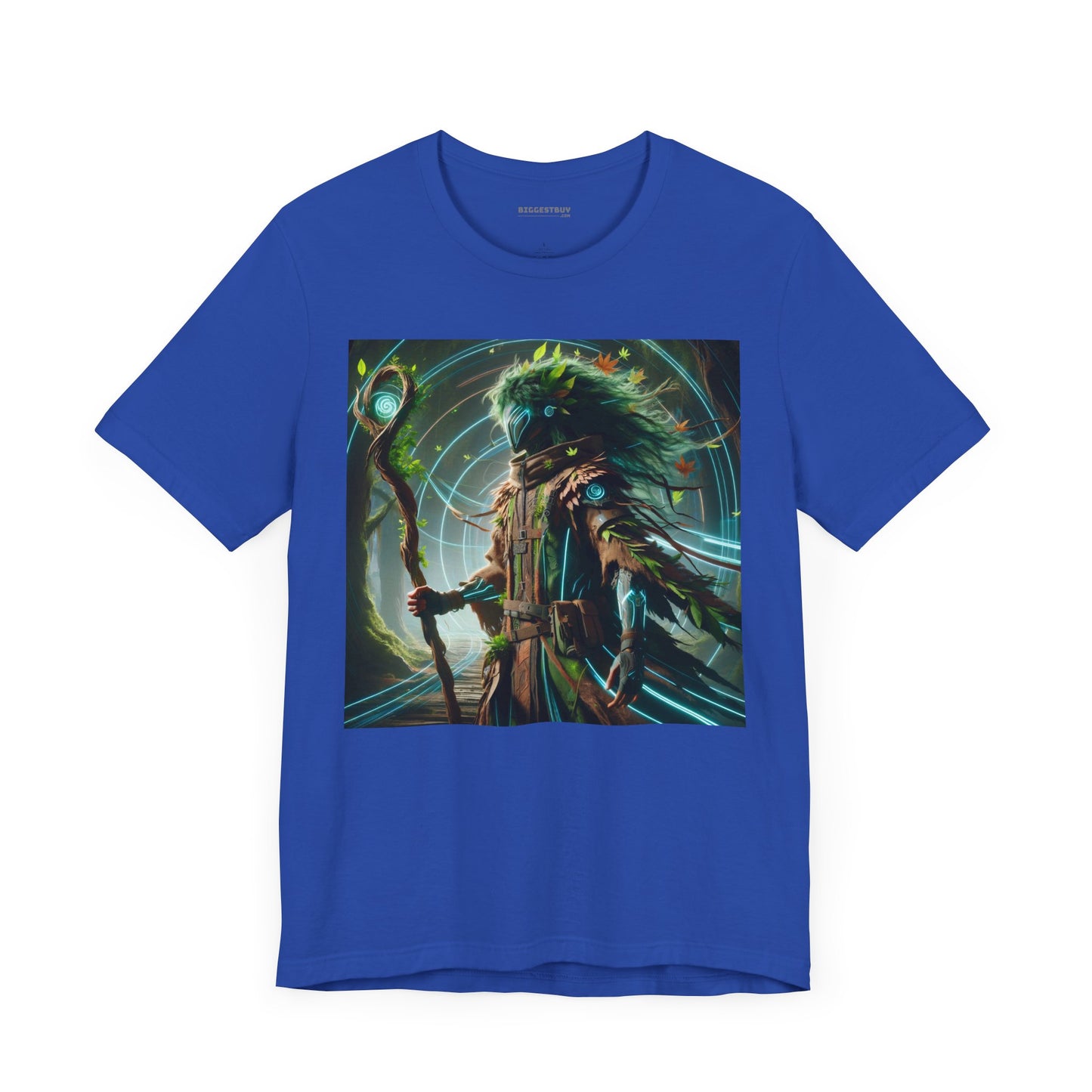 เสื้อยืด | ยูนิเซ็กส์ | เสื้อยืดเจอร์ซีย์ | แขนสั้น | ตำนานป่าพิศวง | เทพเจ้าแห่งพงไพร