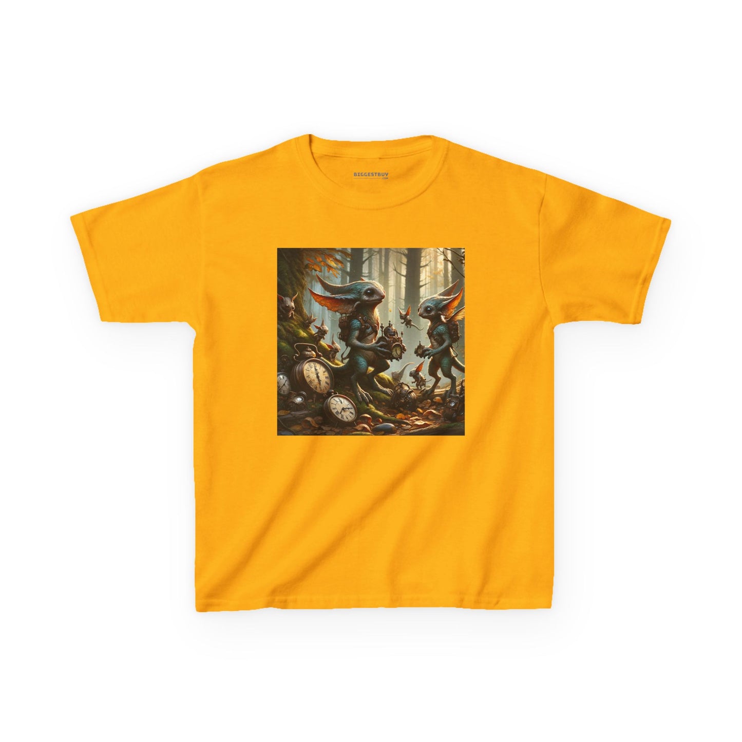 T-Shirt | Koszulka dziecięca | Ciężka bawełna | Steampunk Fantasy | Leśne Pooka