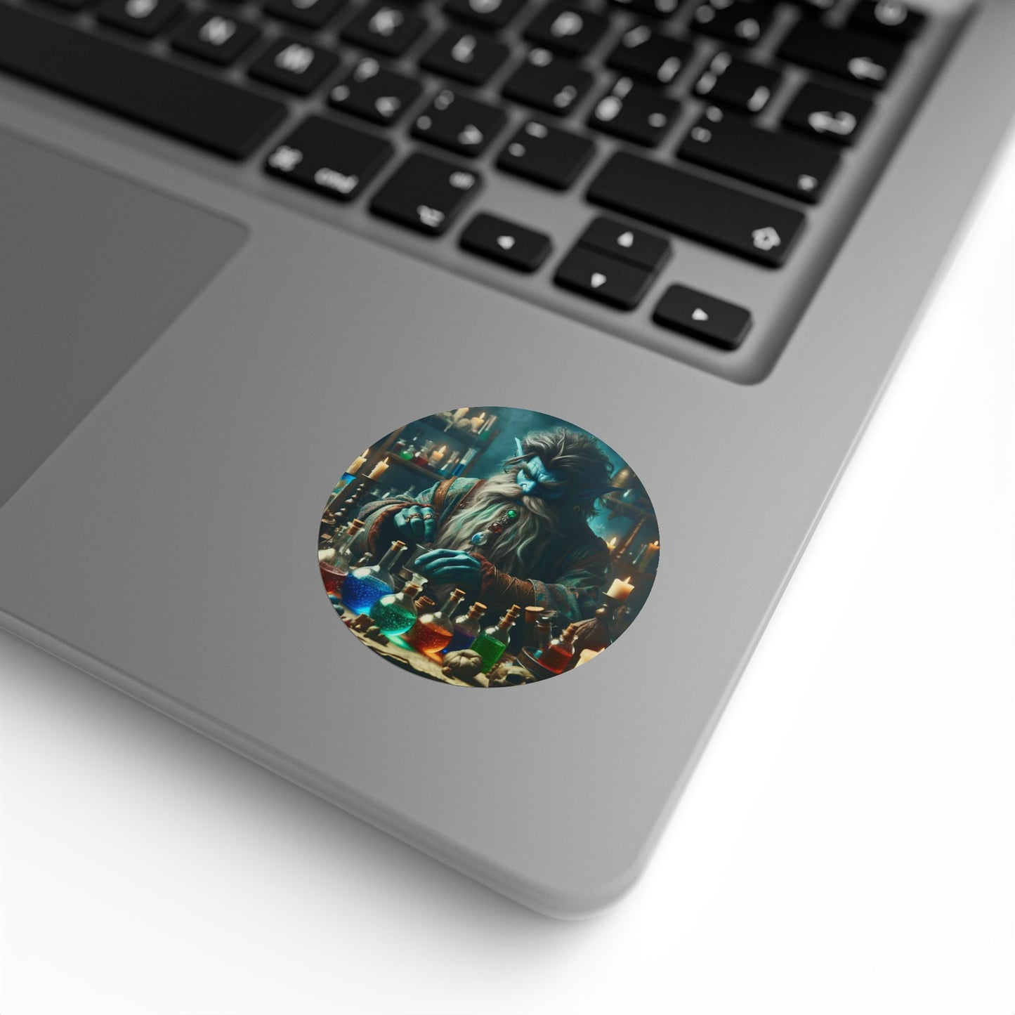 سٹیکر لیبل رول | گول | جادوئی کیمیا گری | جن کیمیا گر