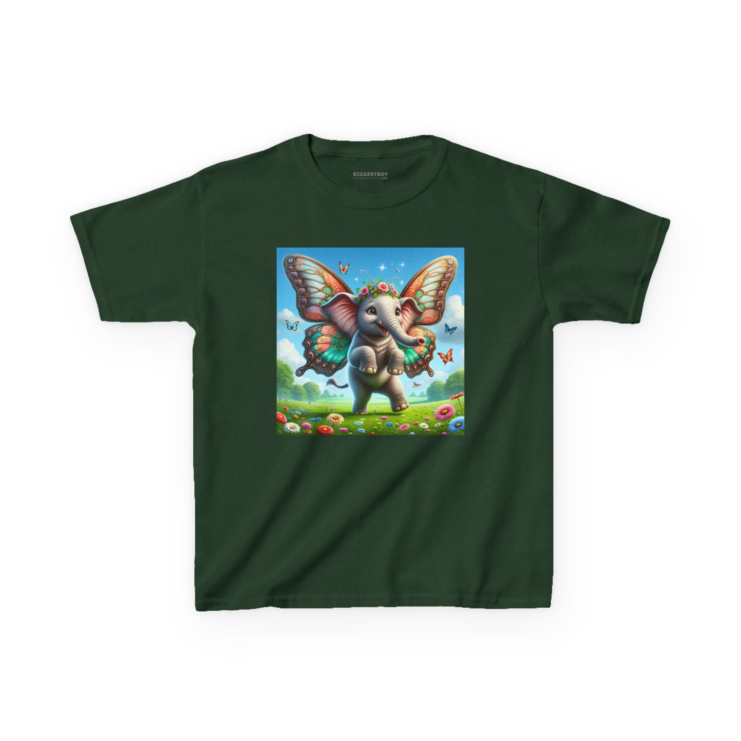 T-Shirt | Koszulka dziecięca | Ciężka bawełna | Baśniowa fauna | Airavata | Słonik