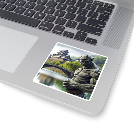 Sticker | Square | Dark Fantasy | Yokai Lore | Oni
