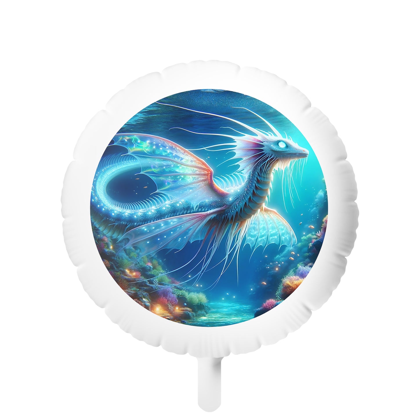 Ballon | Helium | Mylar | Mythische Zeedraak | Onderwaterfantasie