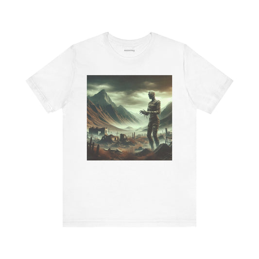 เสื้อยืด | ยูนิเซ็กส์ | เสื้อยืดเจอร์ซีย์ | แขนสั้น | มัมมี่หลังโลกล่มสลาย | หุ่นศพ