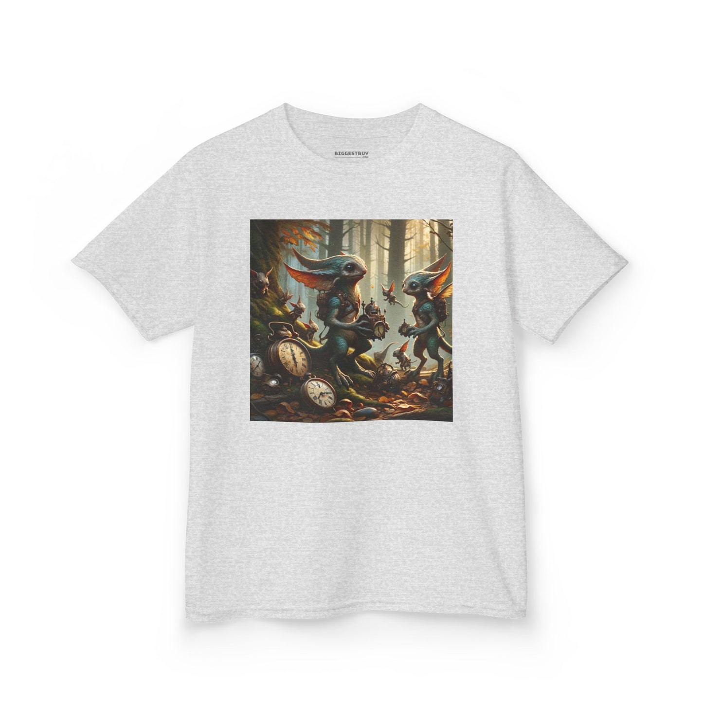 T-Shirt | Koszulka dziecięca | Ciężka bawełna | Steampunk Fantasy | Leśne Pooka