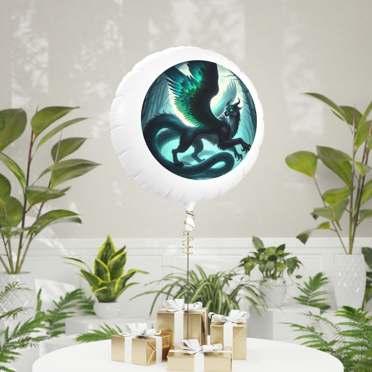 Balon | Helium | Mylar | Fantasi Naga Bersayap | Makhluk Mistis