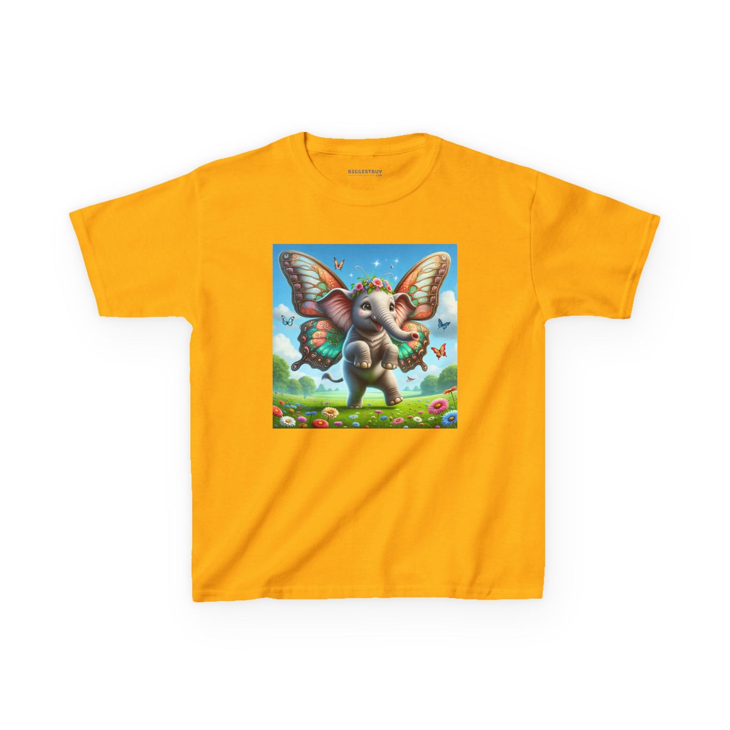 T-Shirt | Koszulka dziecięca | Ciężka bawełna | Baśniowa fauna | Airavata | Słonik