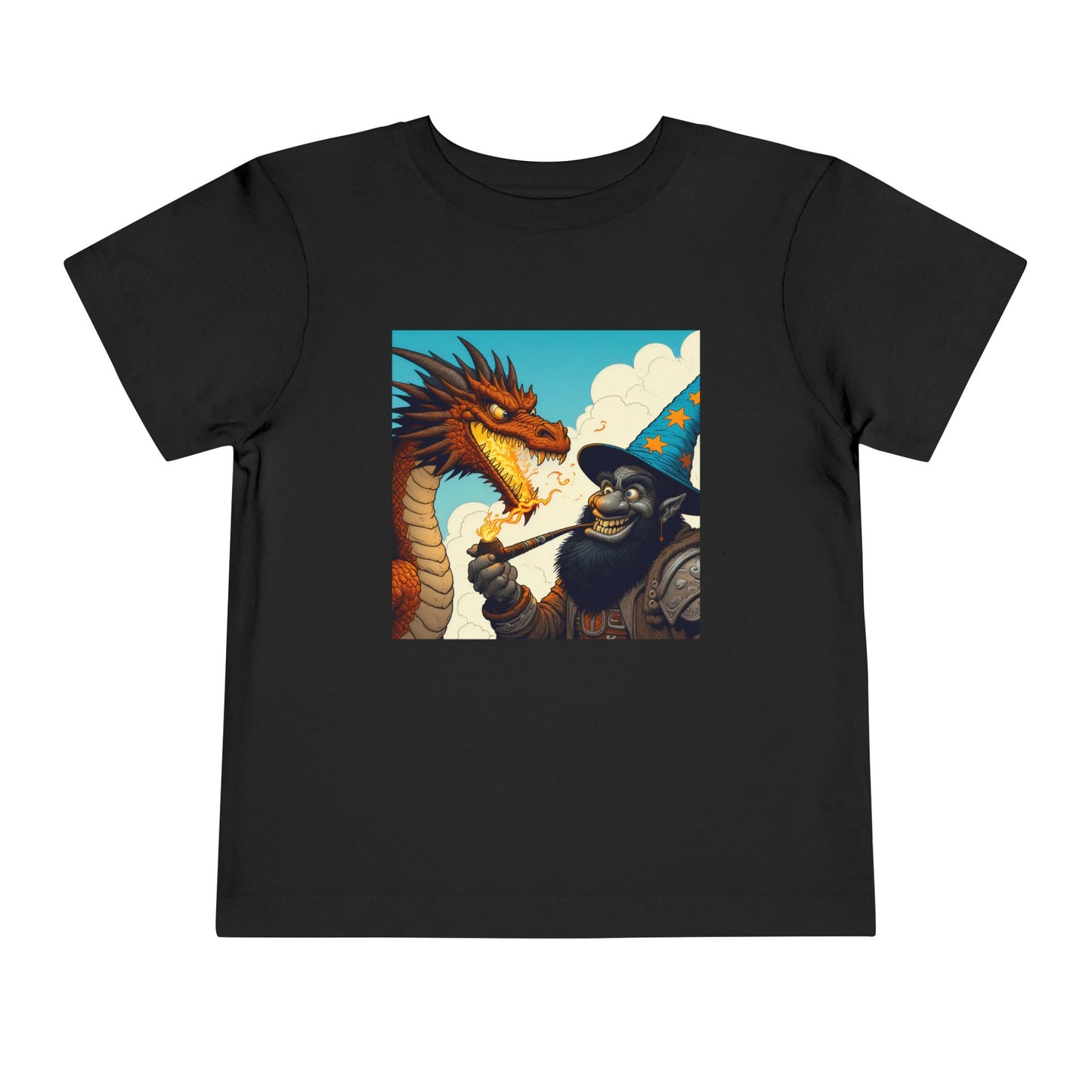 T-Shirt | Toddler Tee | Short Sleeve | High Fantasy | Dragon Duel | Goblin