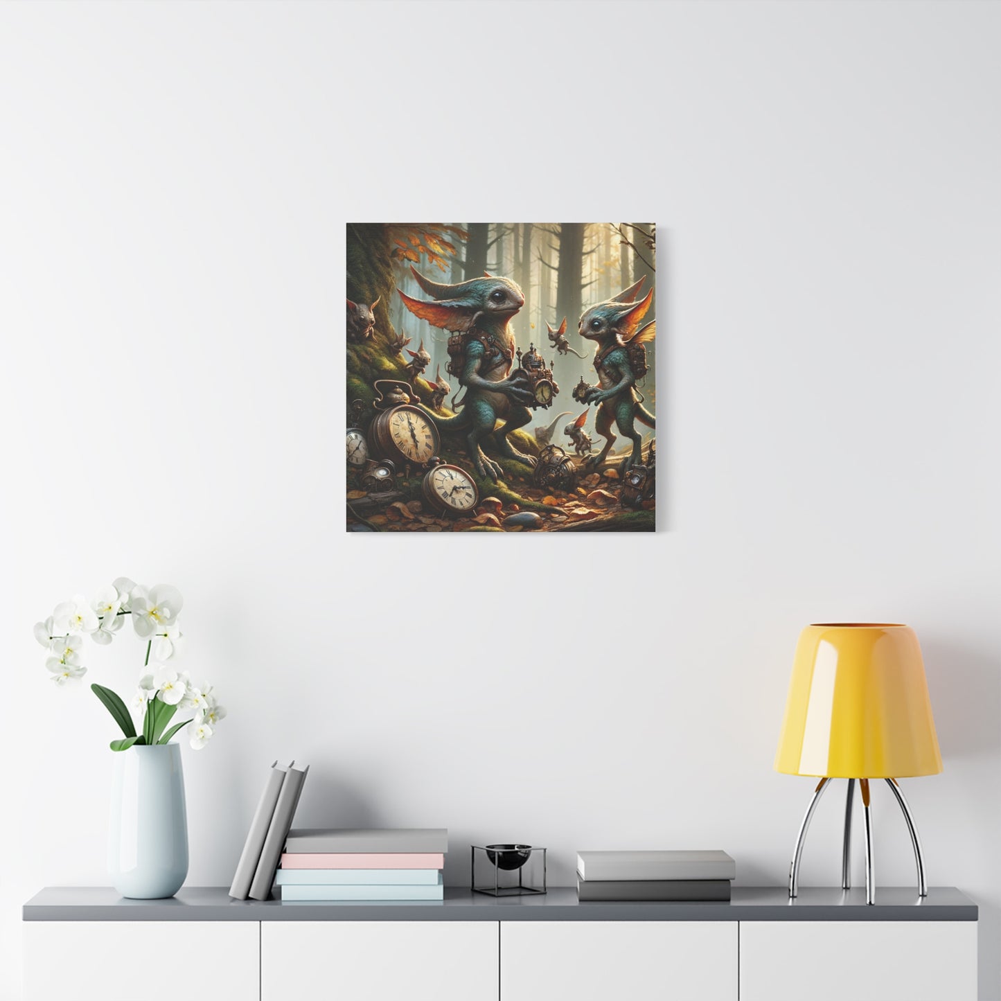 Canvas | Mat | Steampunk Feeën | Boswachters