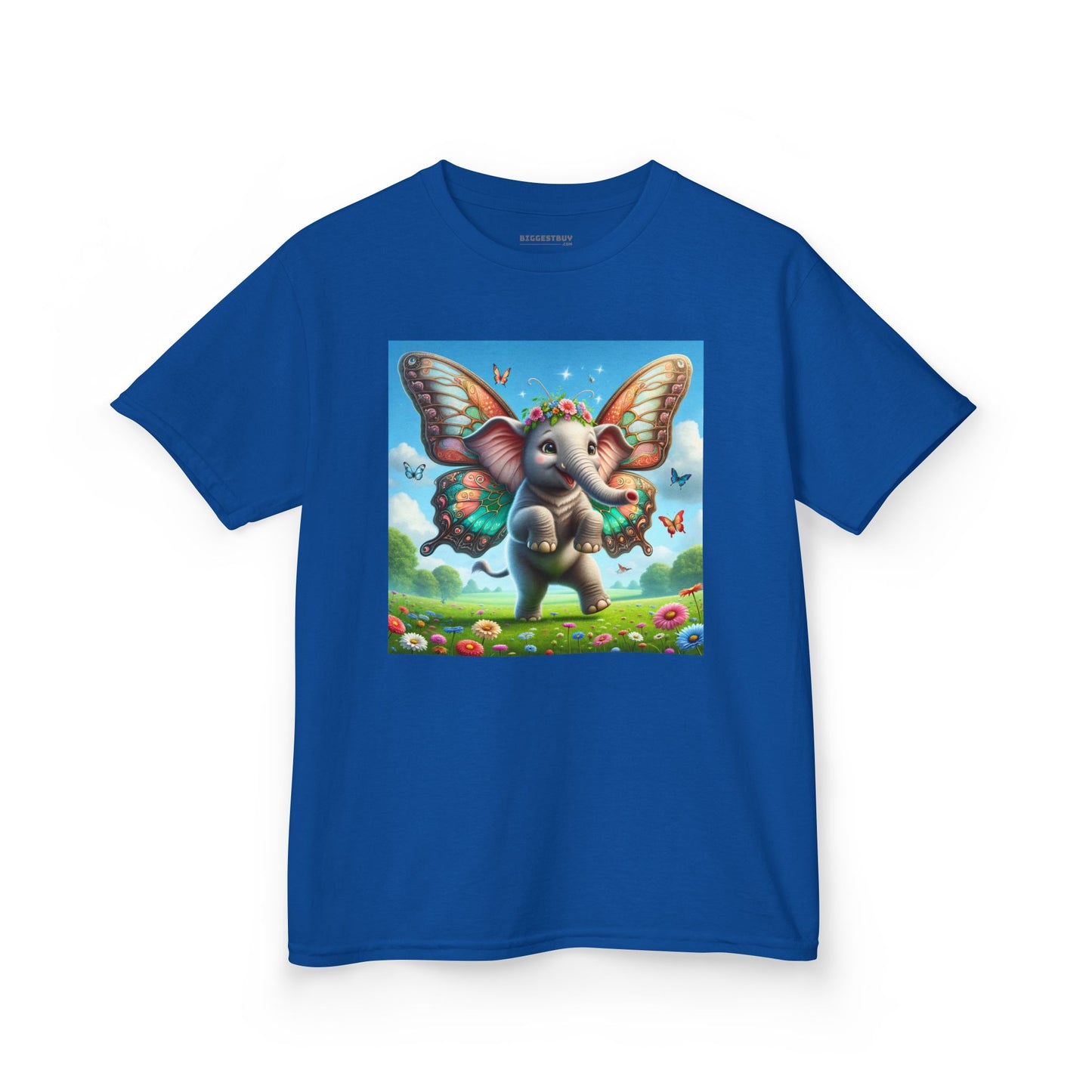 T-Shirt | Koszulka dziecięca | Ciężka bawełna | Baśniowa fauna | Airavata | Słonik