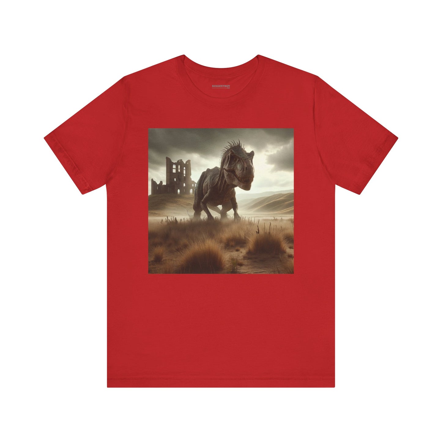 T-shirt | Unisex | Maglietta in jersey | Manica corta | Paleofinzione | Dinosauri Preistorici | T-Rex