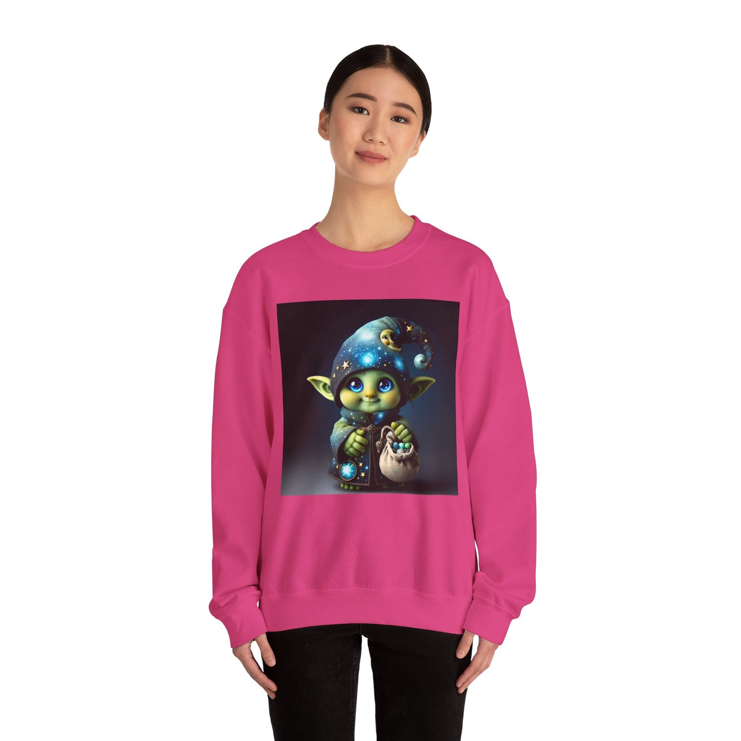 Genser | Unisex | Rund hals | Kraftig blanding | Fantasi | Skogsalv | Trollmann